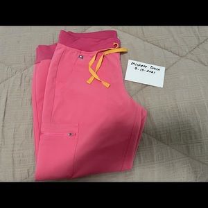 Figs MP Neon Pink Zamora Joggers Zamoras